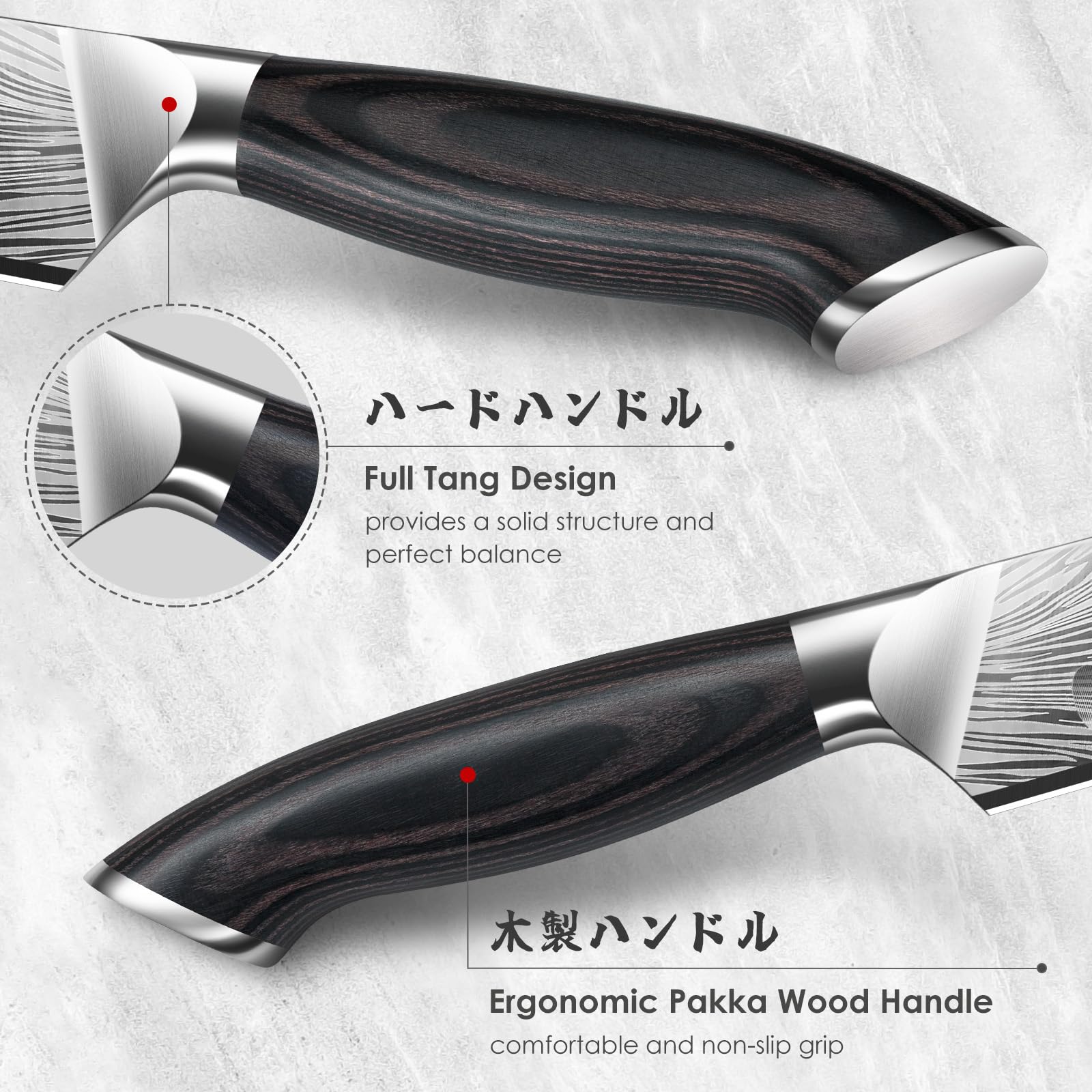 SHAN ZU laser-etched blade adds professional style