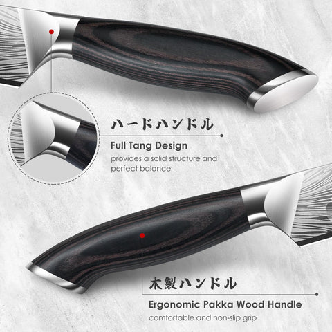 SHAN ZU laser-etched blade adds professional style