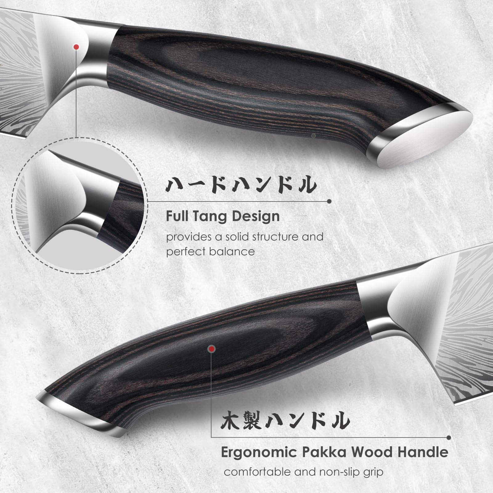SHAN ZU laser-engraved blade pattern blends style with performance