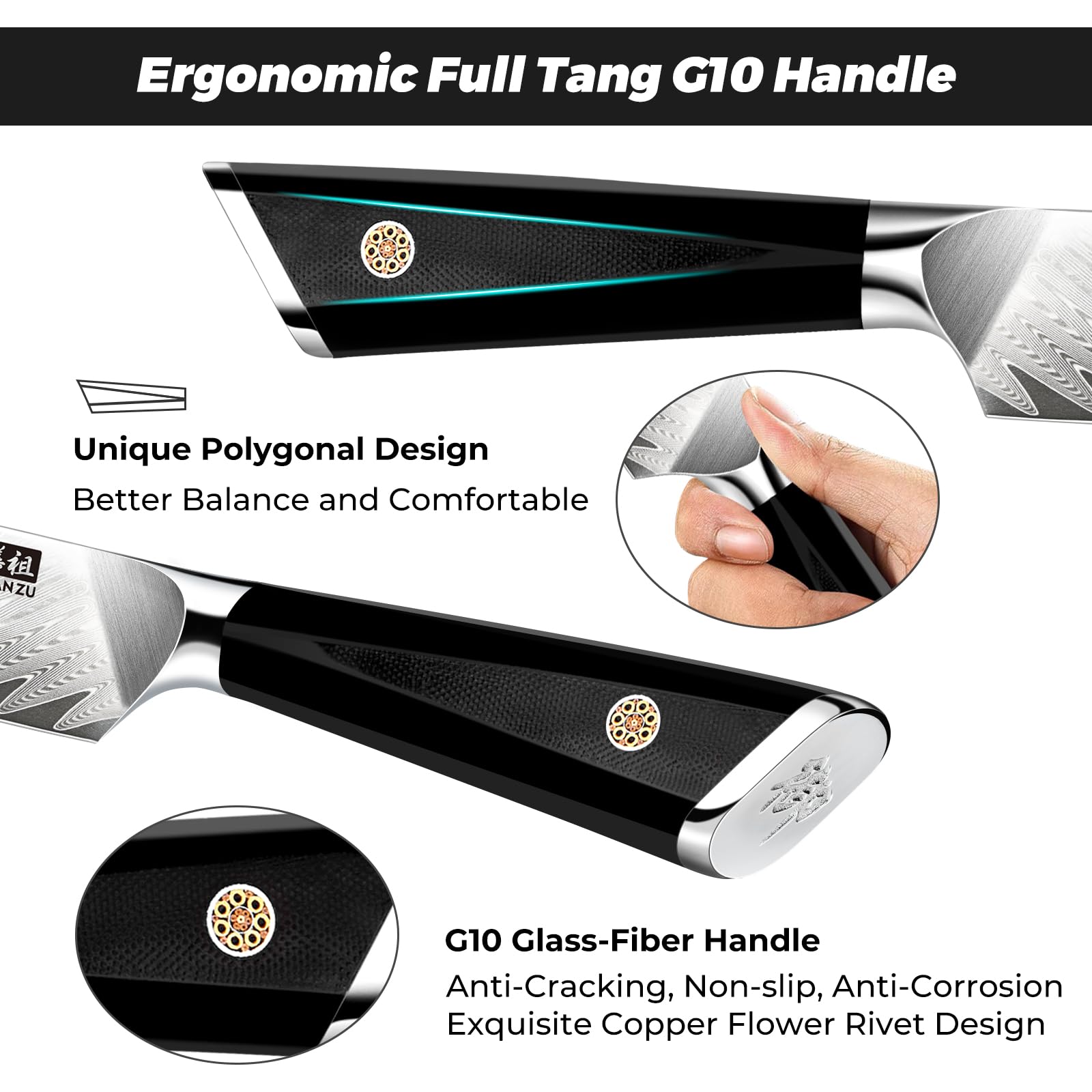 SHAN ZU blade core 10Cr15CoMoV for precise slicing.
