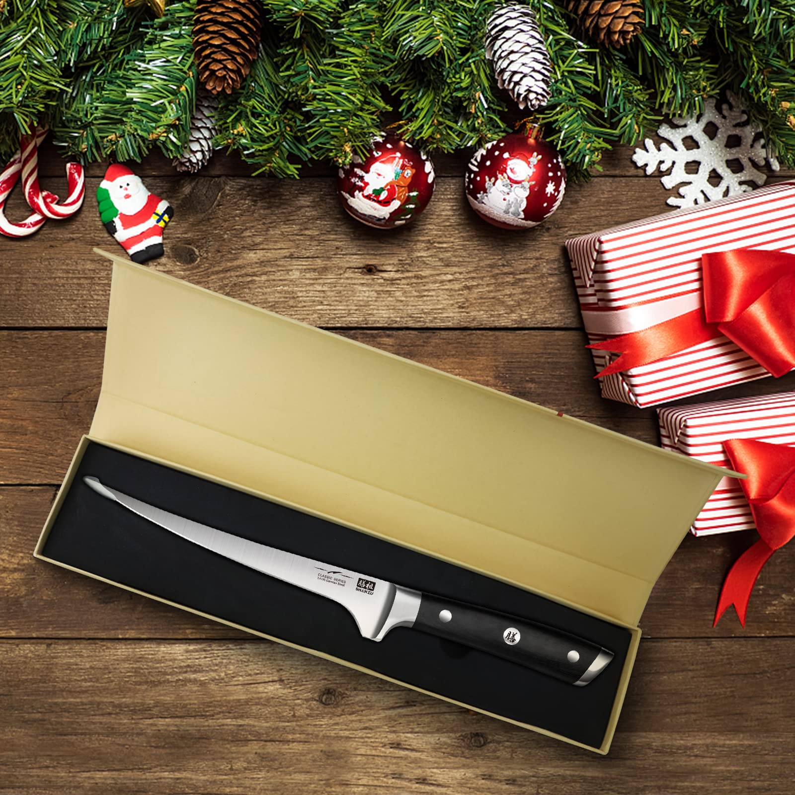 SHAN ZU edge-deboning knife with precise blade for bones