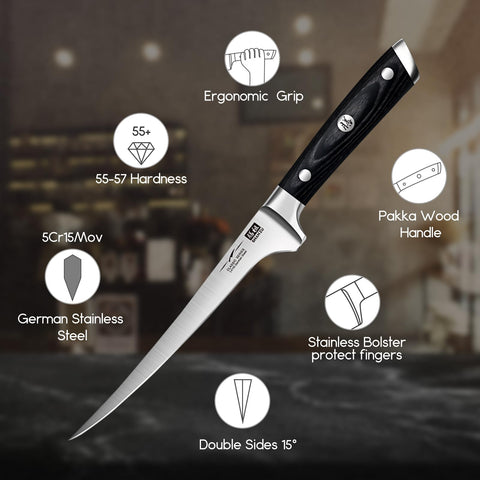 SHAN ZU german stainless steel 4116 blade resists rust