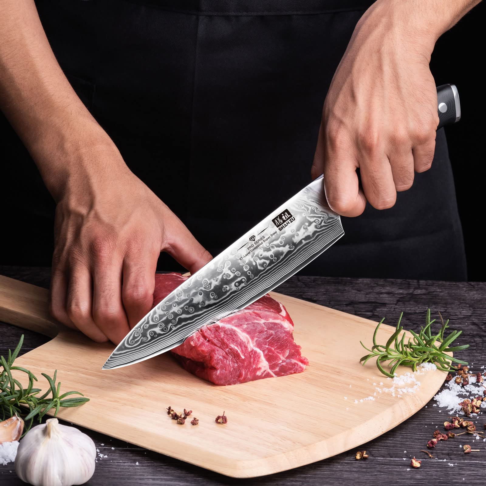 SHAN ZU blade thickness 2.2 mm for sturdy, controlled cuts