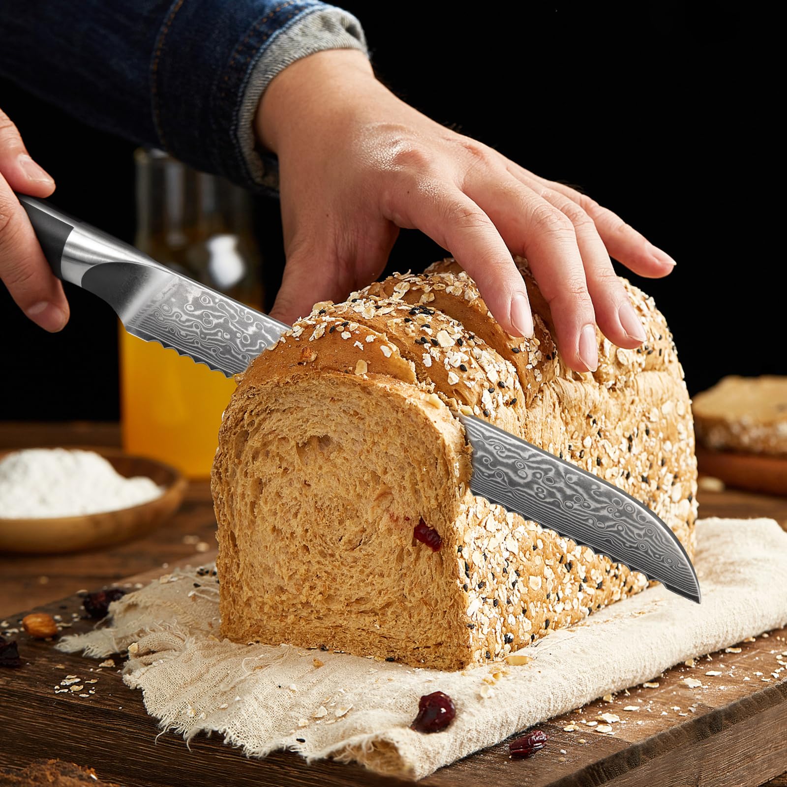 SHAN ZU knife weighs 270g for steady, controlled slicing