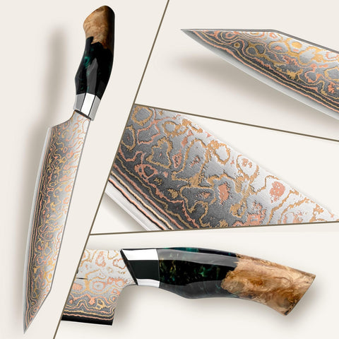 SHAN ZU maple handle ergonomic design reduces fatigue during chopping