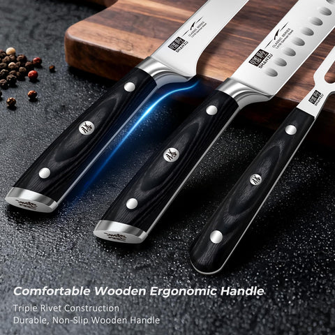 SHAN ZU protective sheath keeps blades safe between uses.