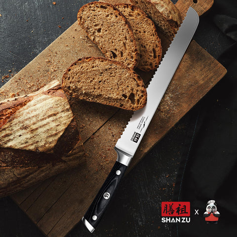 SHAN ZU knife with finger guard for safe handling
