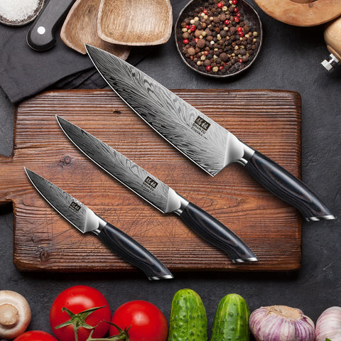 SHAN ZU santoku and multifunction knife in use, versatile daily helper.