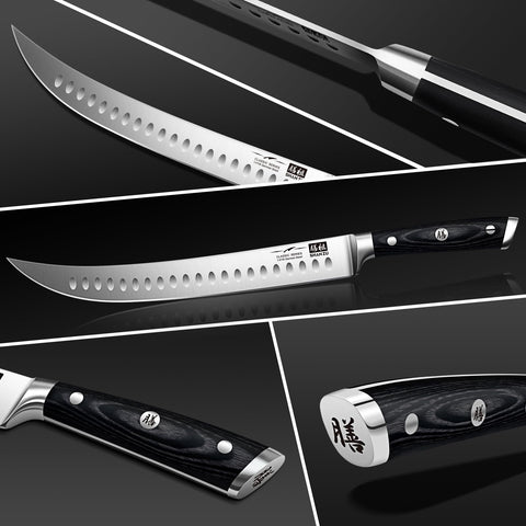 SHAN ZU slicing knife gift box packaging highlighting presentation for gifting.