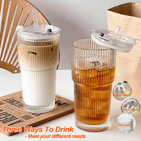 SHANDERBAR clear ribbed design adds sophistication to any table