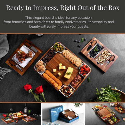 Shanik premium cheese utensils set for precise serving of various cheeses.