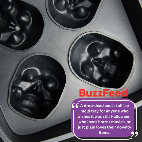 Lid-equipped silicone mold in use, keeping cubes clean