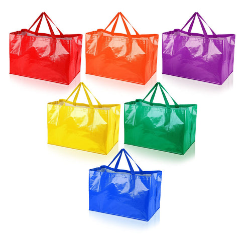 Shappy bag with side handles enables easy grab-and-go carrying.