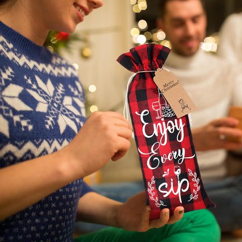 Shappy wedding and birthday wine bags elevate bottle wrapping presentation.