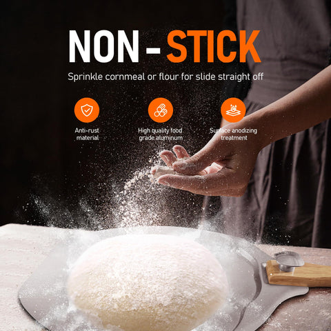 Sharmila safety backstep enhances safe oven handling.