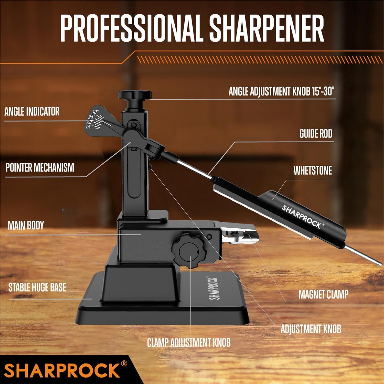 SHARP ROCK after-sales guarantee indicating reliable support.