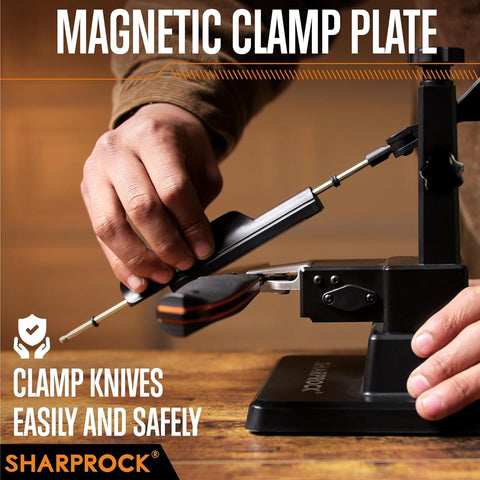 SHARP ROCK pro-grade sharpening blades with multi-grit options for quick edge repair.