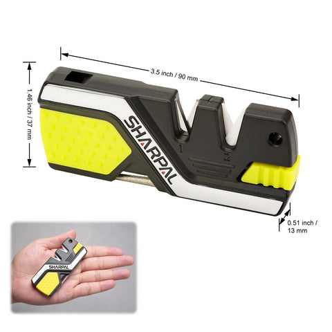 SHARPAL 101N-G with ferro rod and whistle for emergency outdoor fire-starting