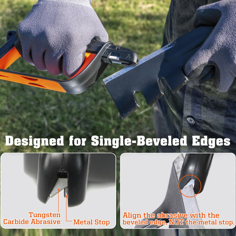 SHARPAL 103N ceramic bar offers fine finishing for clean knife edges.