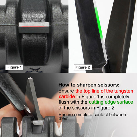 SHARPAL 104N carbide and ceramic notches sharpening blades