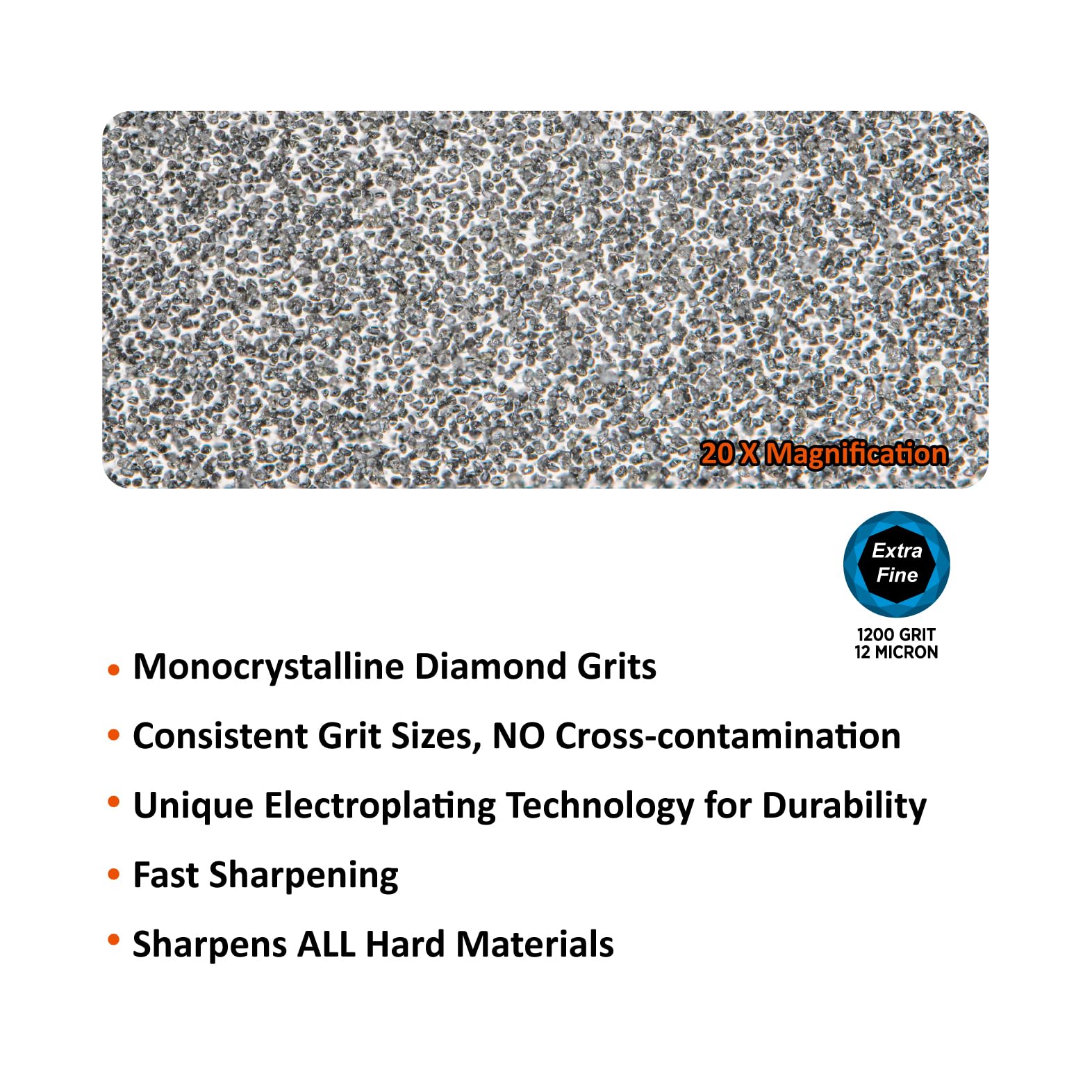 SHARPAL 119N built-in angle guides help maintain consistent bevels