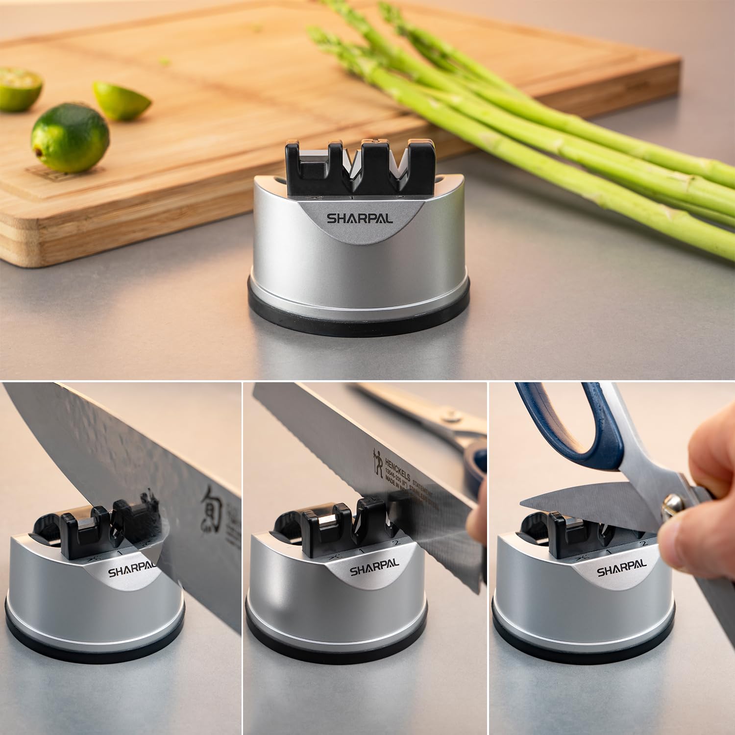 SHARPAL 191H in action, ergonomic and easy for left or right-handed users
