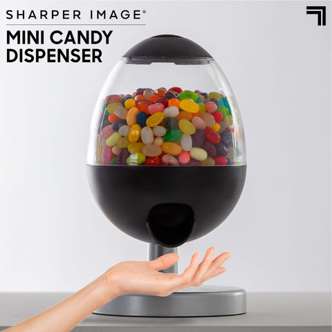 Sharper Image touch-activated candy dispenser sensor enables quick, hygienic servings.
