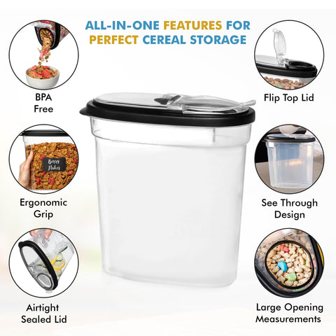 Shazo 2.8L container stacked to save cabinet space