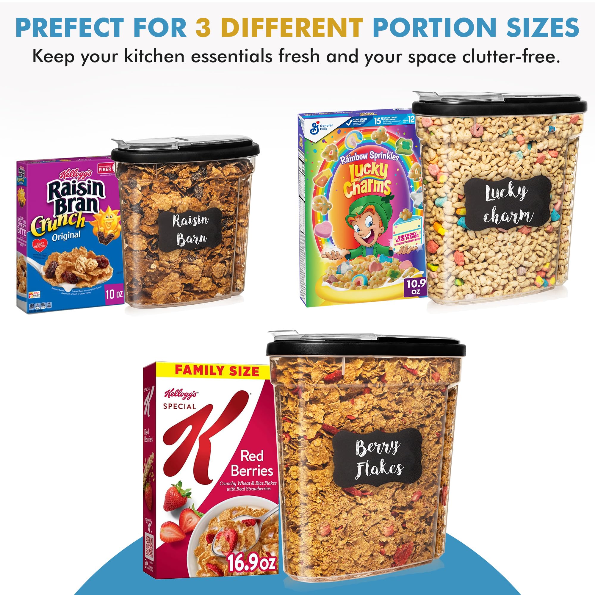 Shazo BPA-free plastic food storage containers