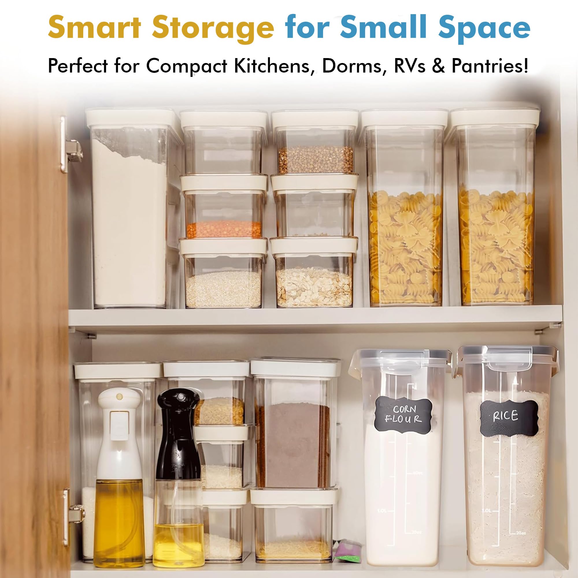 Shazo food-grade BPA-free plastic prioritizes safety and long-lasting pantry storage.