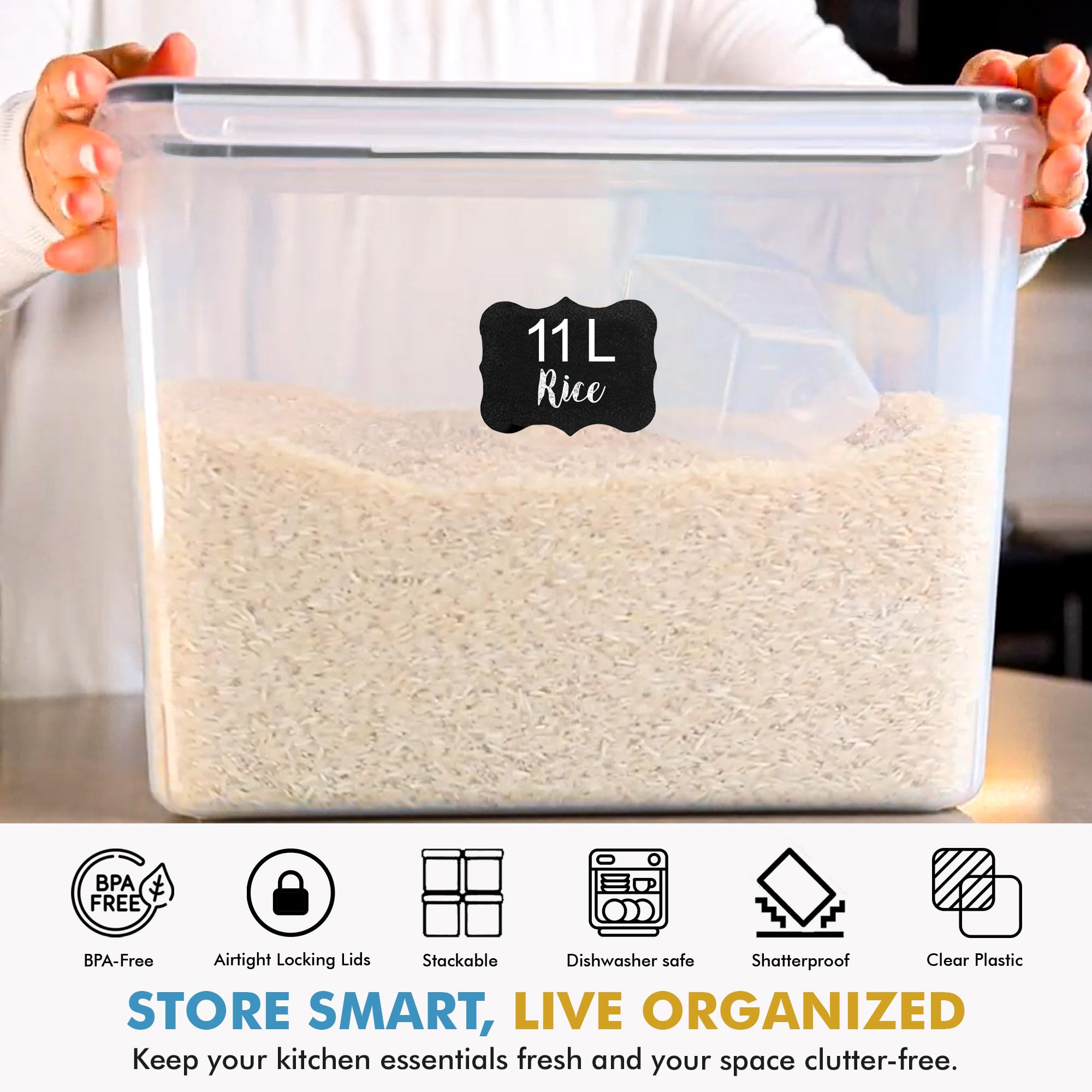 Shazo measuring cups included support precise recipe portioning.