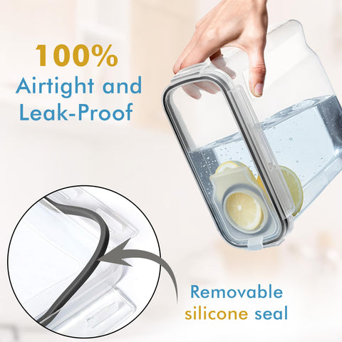 Shazo transparent, dishwasher-safe containers make it easy to spot and clean contents.