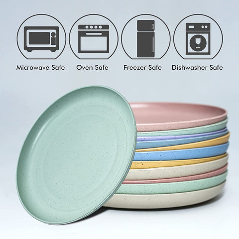 SHECIPIN 6-inch mini plates shown beside an iPhone13 for scale