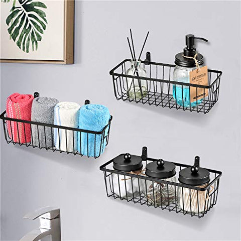 SheeChung black wire bin on cabinet – convenient kitchen and laundry storage.