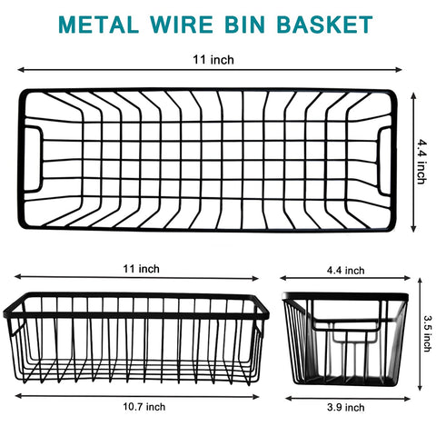 SheeChung wall-mounted bin on narrow shelf – side view showing compact footprint.