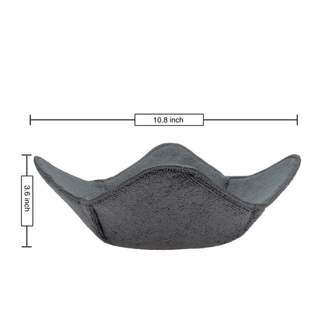 Sheff plate cozy huggers on countertop in grey, ready for hot bowls