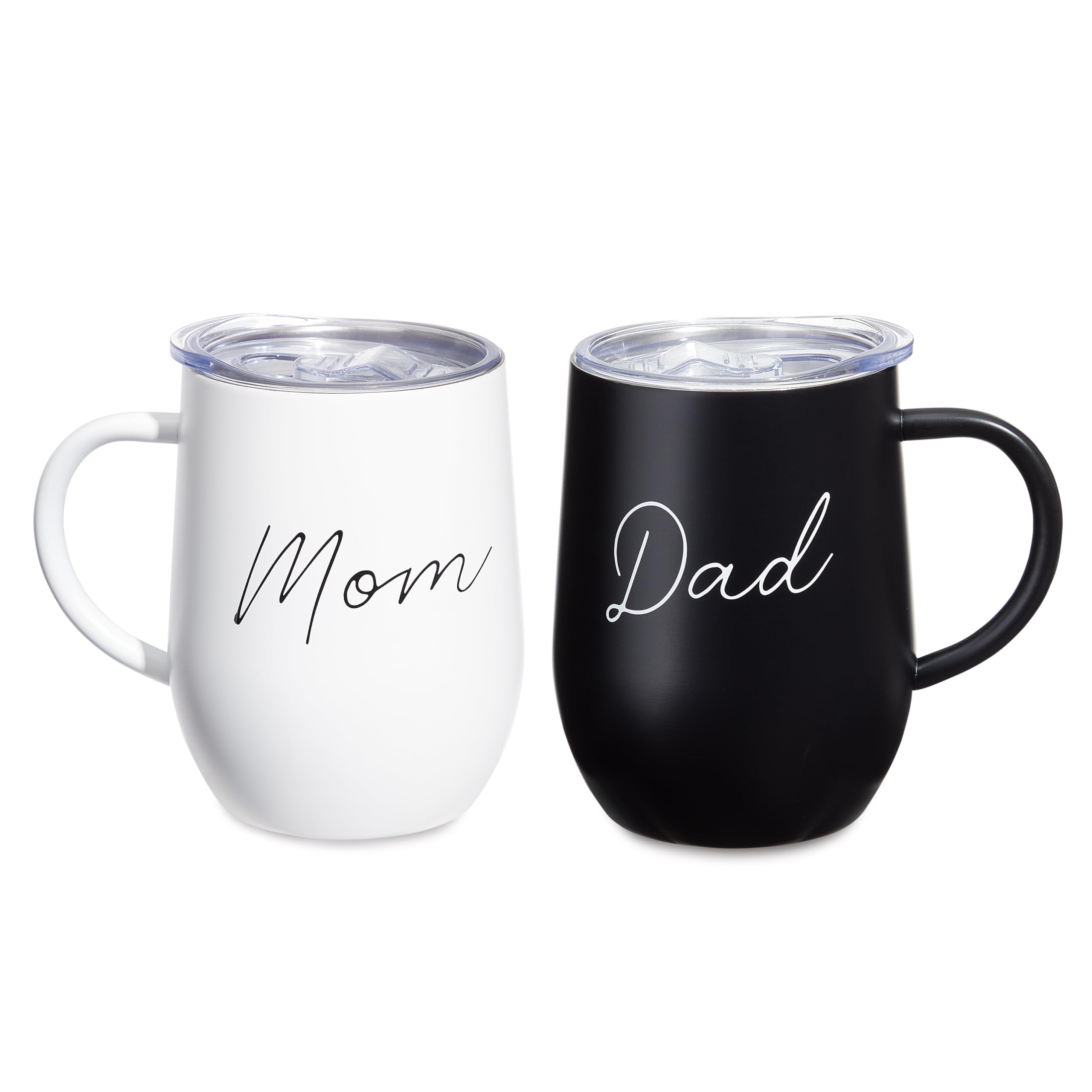 Sheffield Home 12oz stainless steel mug with travel lid keeps drinks hot on the go
