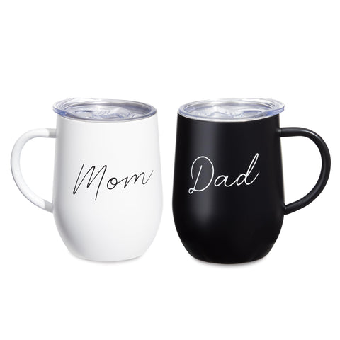 Sheffield Home 12oz stainless steel mug with travel lid keeps drinks hot on the go
