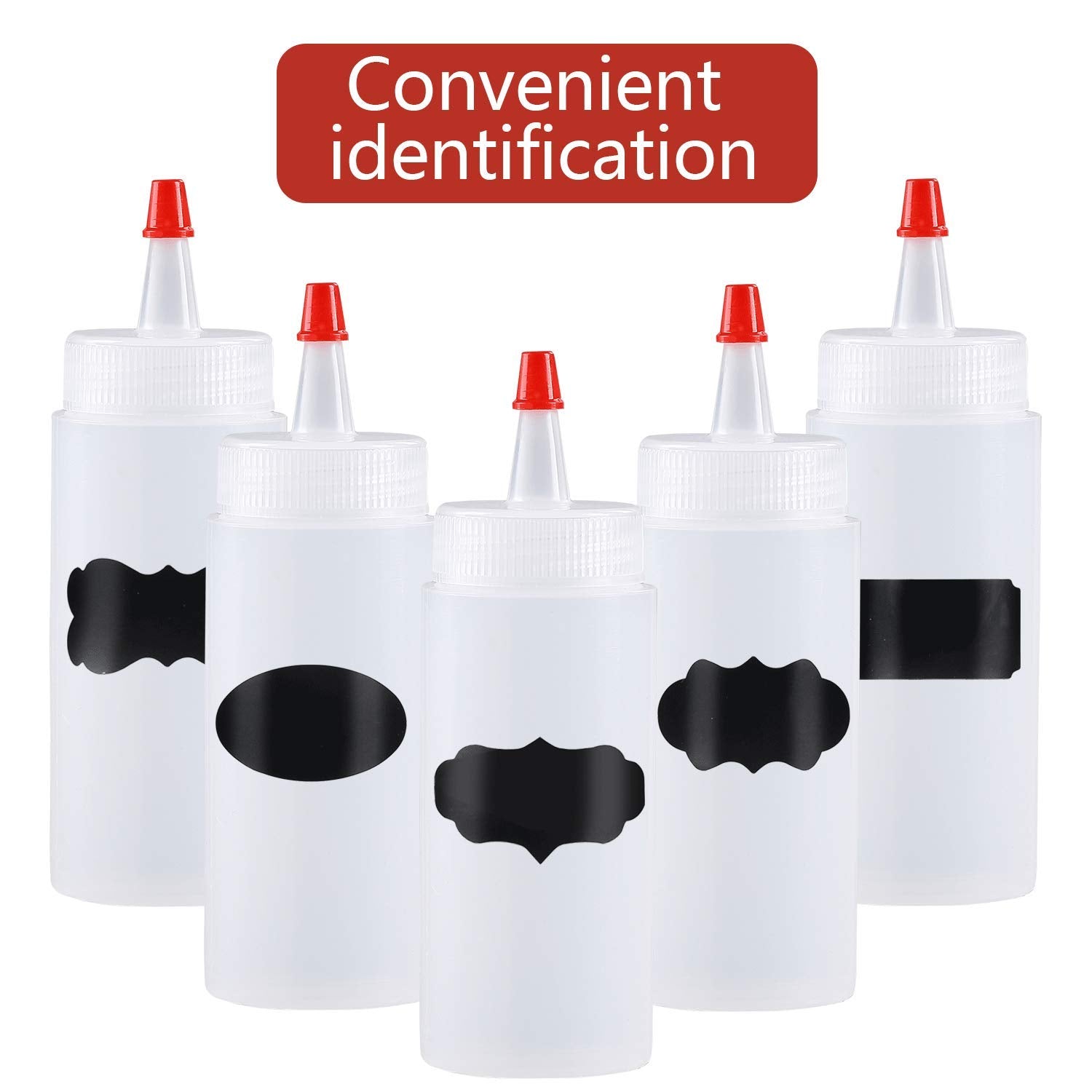 Shekure labels included for organized sauces, dressings and crafts