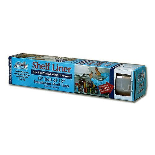 Shelf-IT easy-to-trim liner fits any size with scissors.