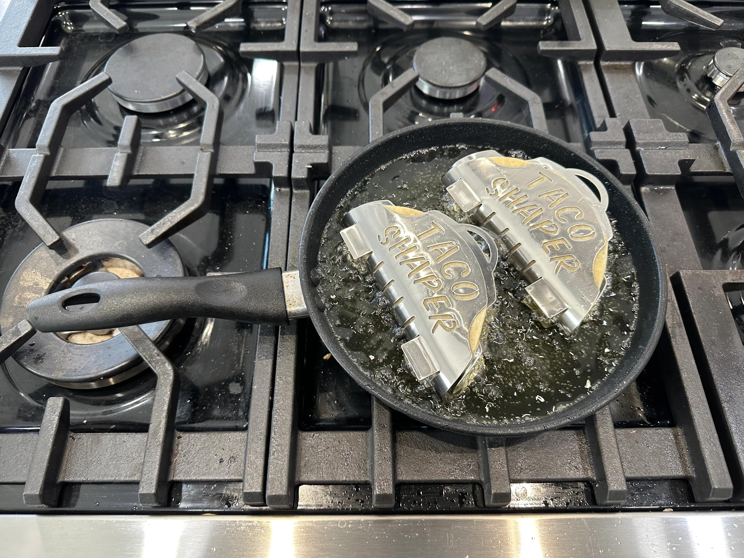 Shellminator shapers with an air fryer for quick, crispy shells