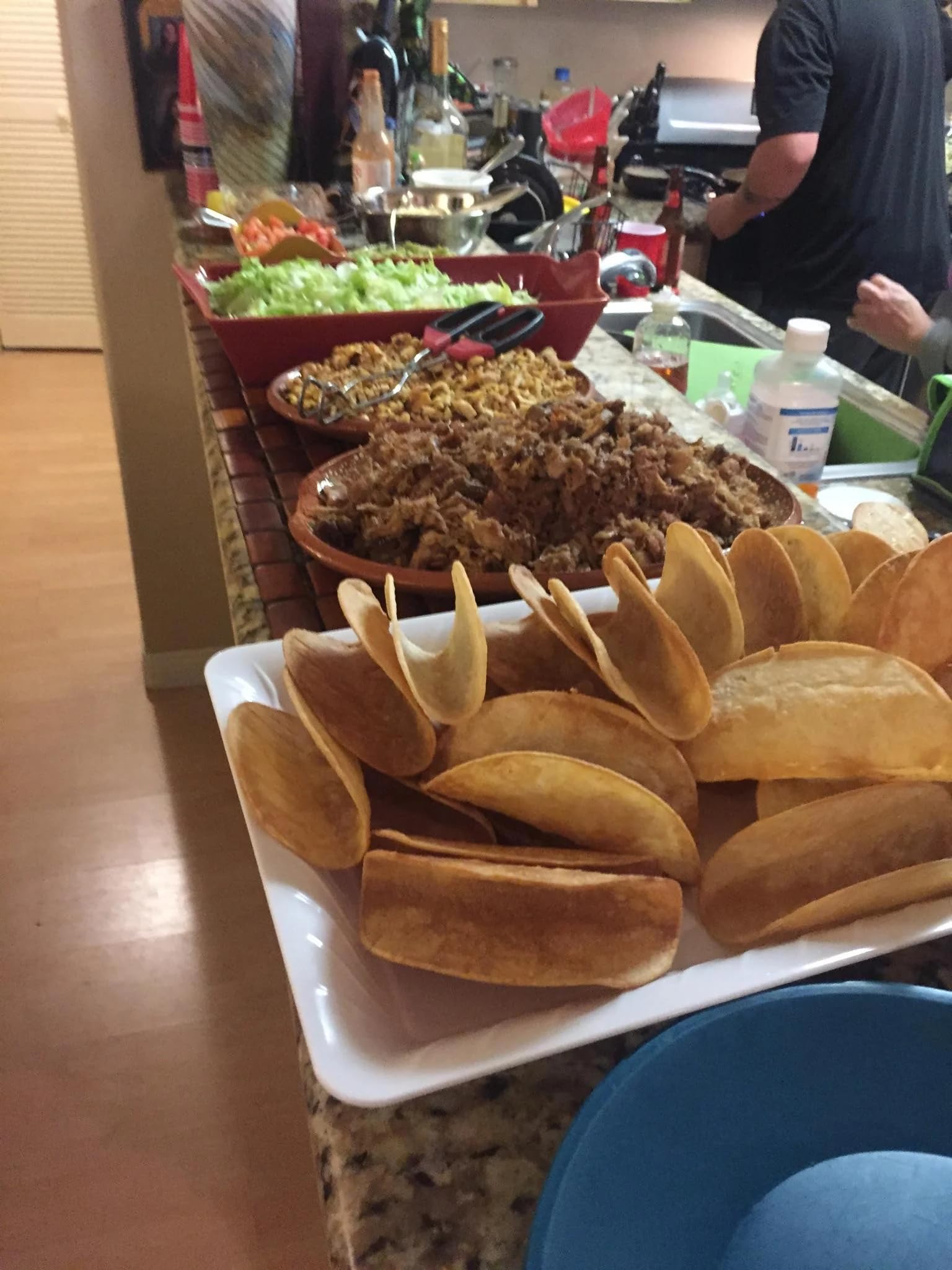 Ice cream dessert tacos prepared with Shellminator shapers
