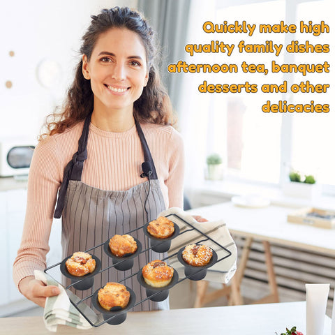 Shellwei circle-shape bakeware ideal for cupcakes and desserts
