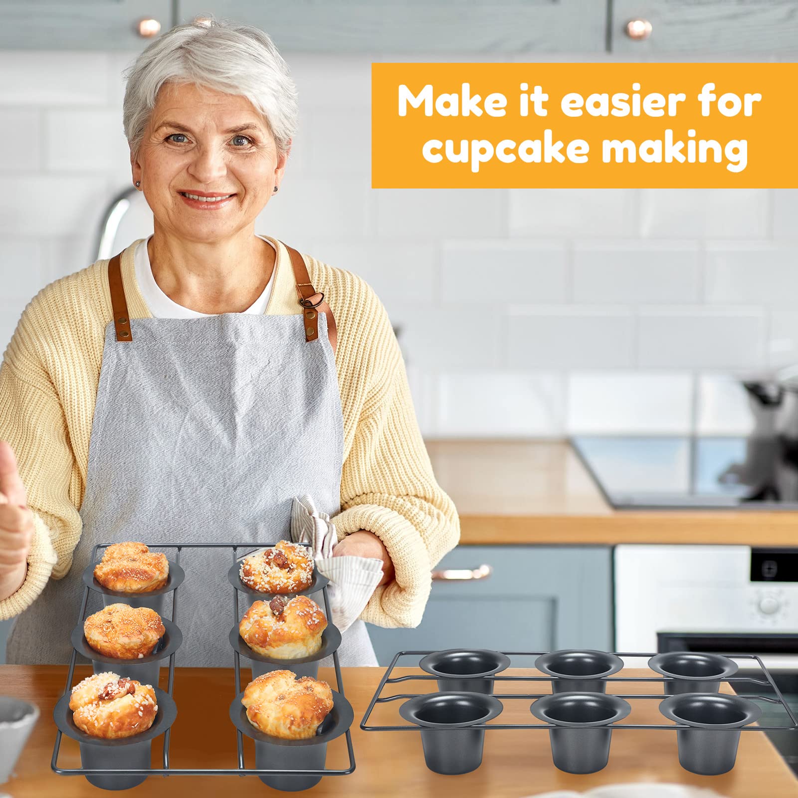 Shellwei muffins and cupcakes in cute circular cups