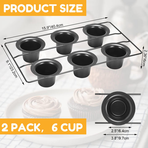 Shellwei nonstick baking cups with easy-release