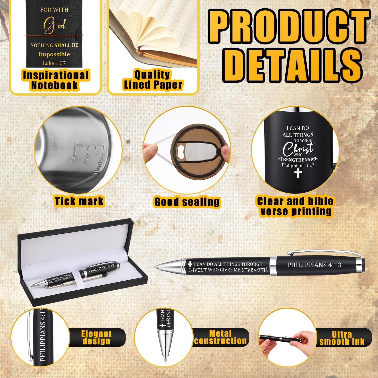 Shellwei stainless steel bookmark marks study or prayer time.