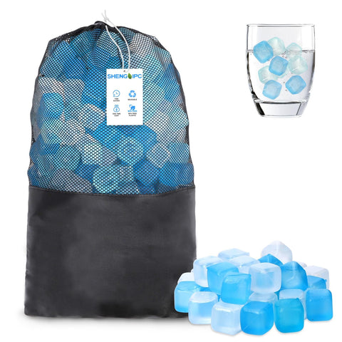 SHENGQIPC 360-pack ice cubes for bath therapy stay cold without diluting the water