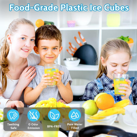 SHENGQIPC reusable ice cubes endure 500+ freeze-thaw cycles with minimal cooling loss