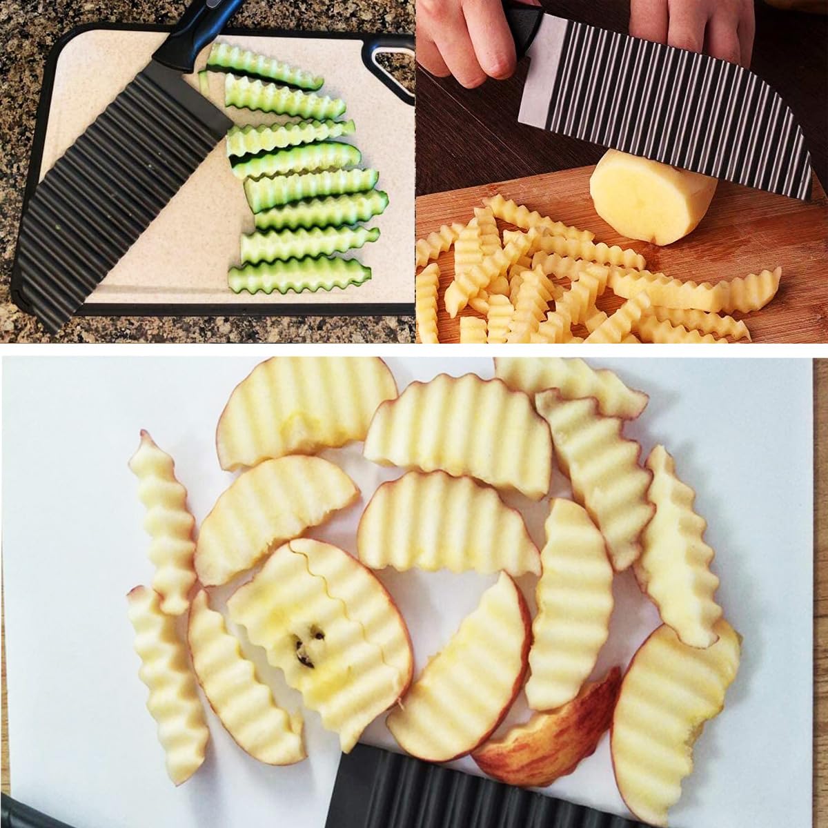 SHengwin crinkle cutter deep ripple edges for decorative garnishes