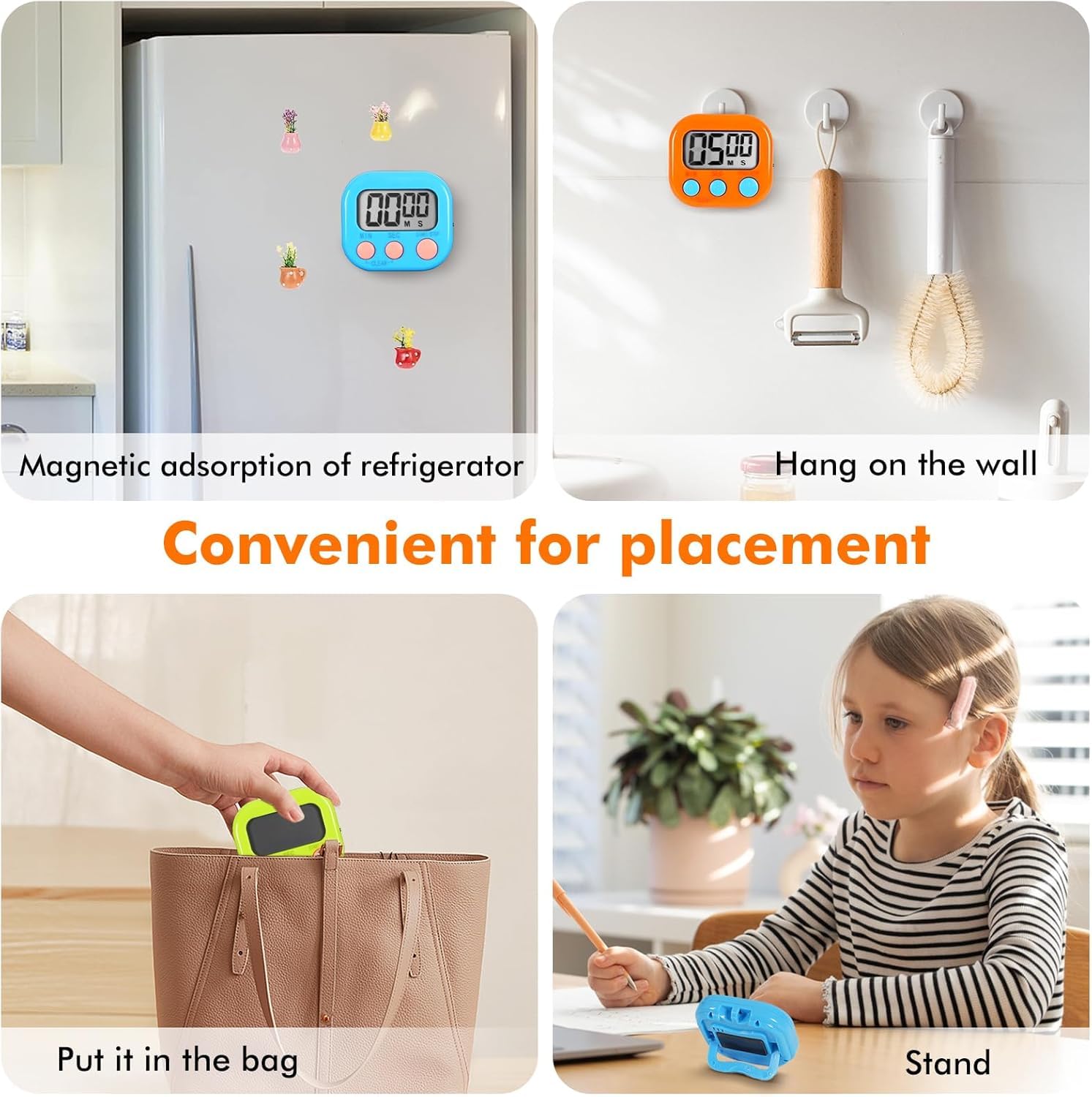 SHEYONGBY timer with battery replacement for continued use